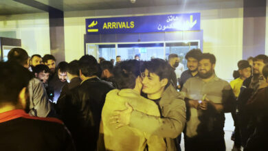 Rückkehr aus Belarus 2021: Kurden am Flughafen Erbil