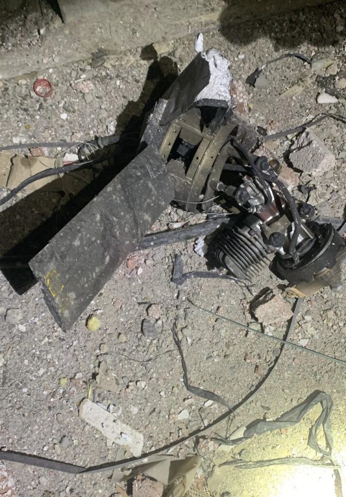 Überreste der Drohne. Foto: Generaldirektion Terrorismusbekämpfung